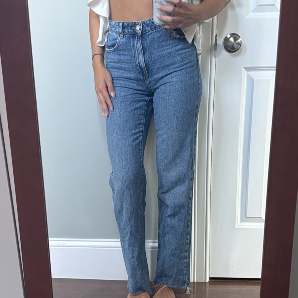 Garage Size 0 90s Straight Jeans Medium Wash